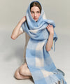 ［2025」Cotton candy check muffler