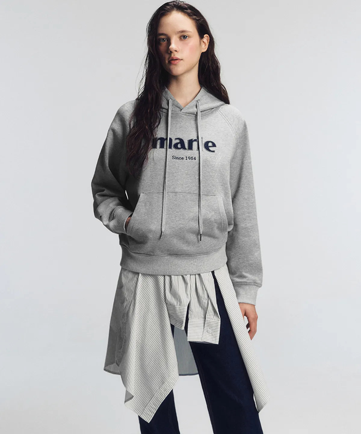 Marie Classic Reglan Regular Fit Hoodie