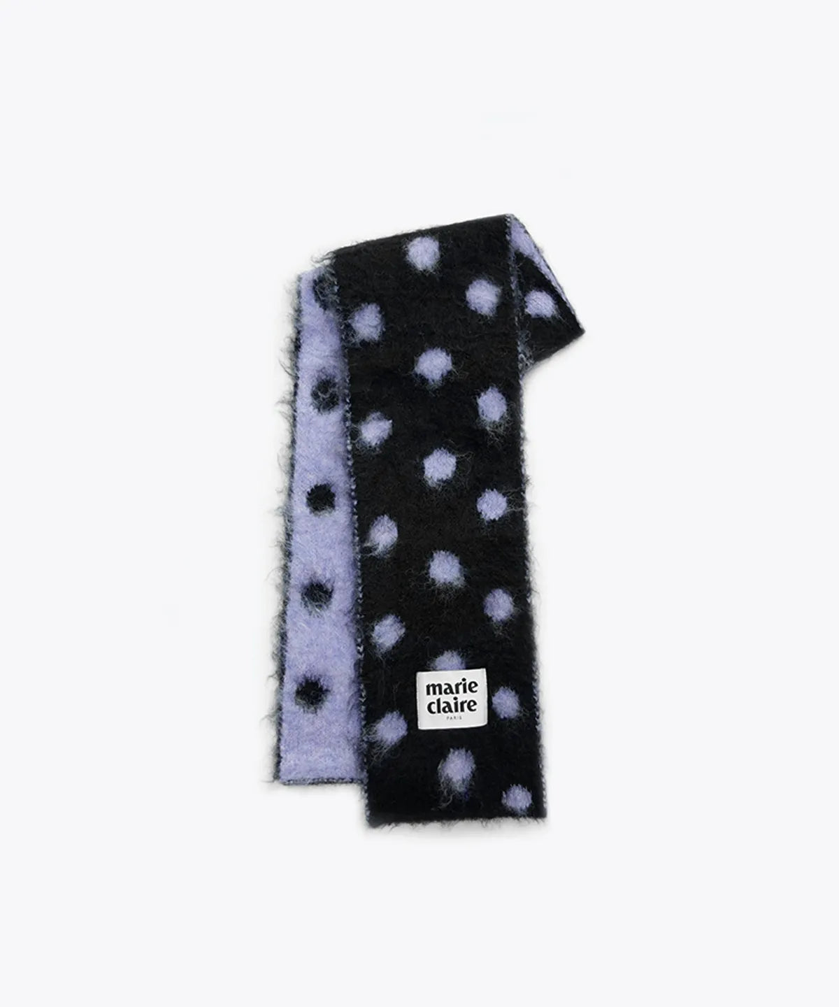 ［2025」Dot reversible wool muffler