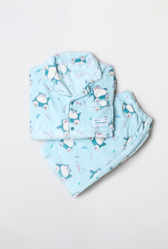 (Pokemon 2025) It's a warm sleep Pajama 長袖珊瑚毛毛睡衣套裝