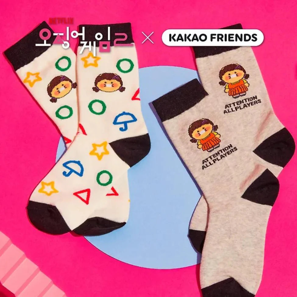 (Netflix Squid Game 魷魚遊戲2 X Kakao Friends) Socks 襪子