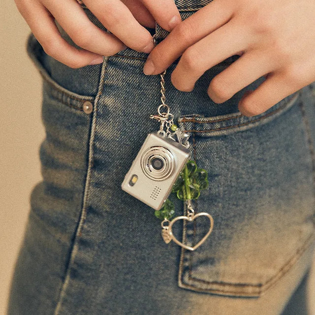 [Gift Edition] Vintage Mood Super Mini 19g Digital Keyring Camera