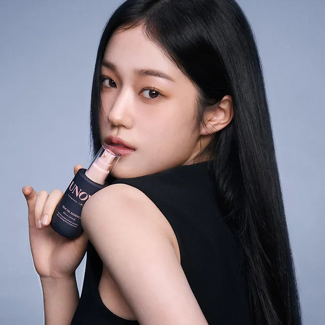 Unove Silk Oil Hair Essence Set (+Chouchou Hairband)