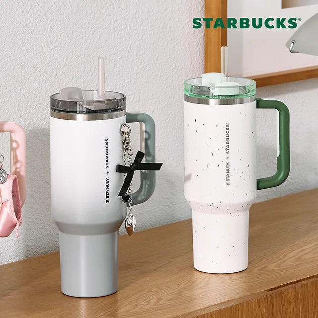[STANLEY X STARBUCKS] SS Stanley Quencher Tumbler 1183ml