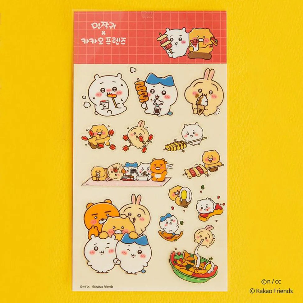 (Chiikawa x Kakao Friends) Transparent Stickers