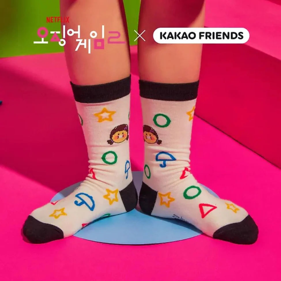 (Netflix Squid Game 魷魚遊戲2 X Kakao Friends) Socks 襪子