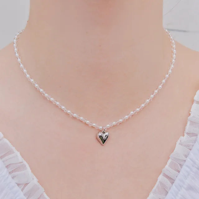 Fairytale Beads Heart Necklace