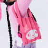 Lucky Pleated Knit Small My Melody - Pink Punch