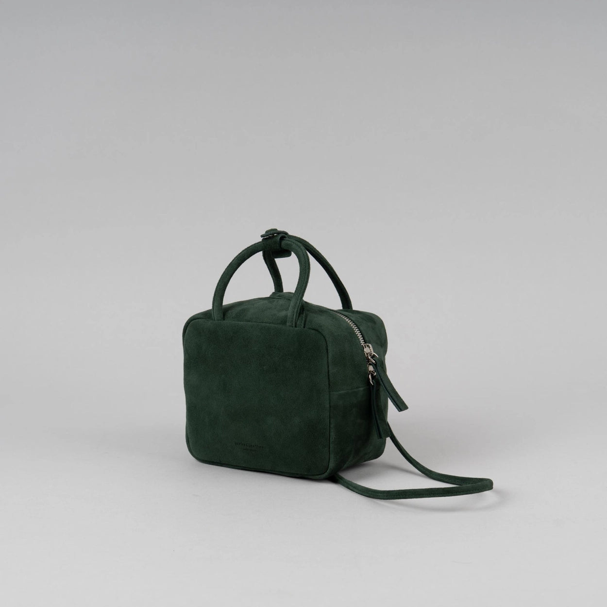 ♥︎bucks&leather♥︎25FW 真皮方形簡約保齡球包(Mini - Suede)