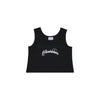 [Acmé de la Vie] ADLV X LISA TWINKLE SCRIPT LOGO CROP TANK TOP - BLACK