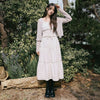 LACE PINTUCK LONG SKIRT