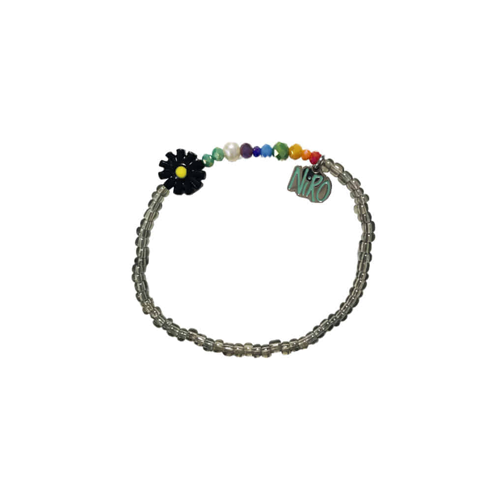 Niro RAiNBOW DAiSY BEADS BRACELET #61  大聲送給G-Dragon 同款彩虹雛菊友誼手鏈