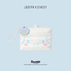 Lucky Pleated Knit Clutch Small Cinnamoroll - Cream White