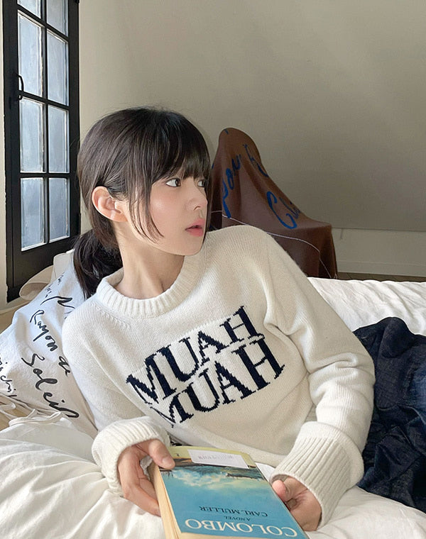 Lamb wool jacquard round knit