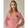SLIM TSHIRT 3/4 SLEEVE STRIPE