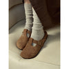 CLASSIQUE T-STRAP SUEDE MULE