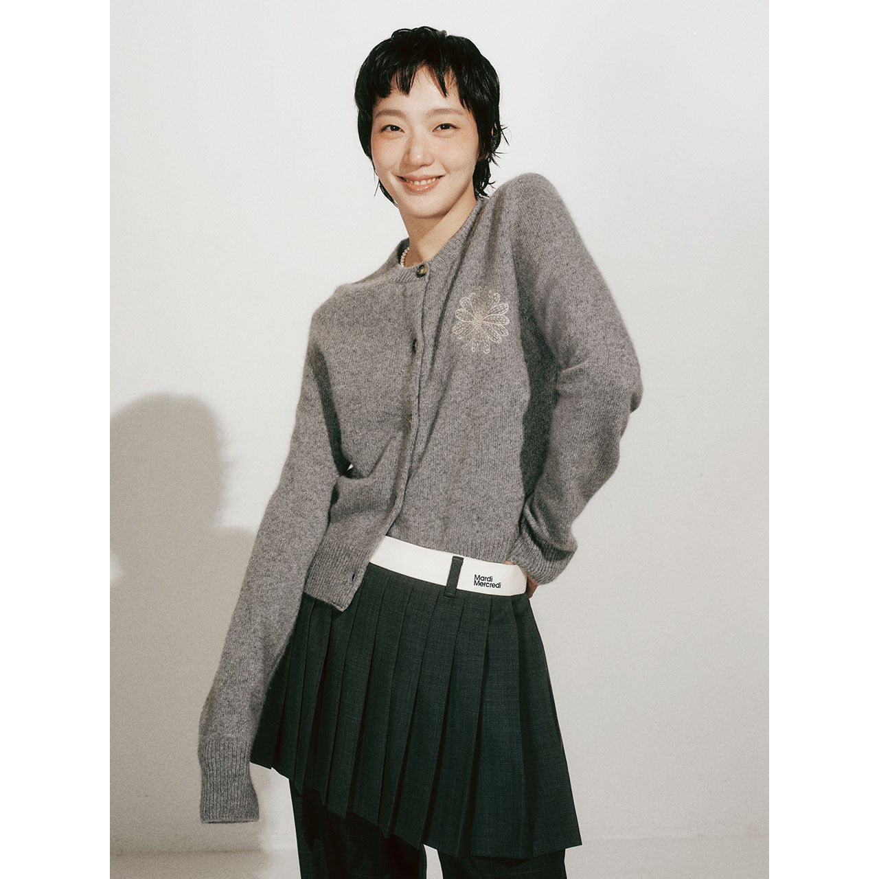 [2025] RACCOON BLENDED CARDIGAN ROUND NECK
