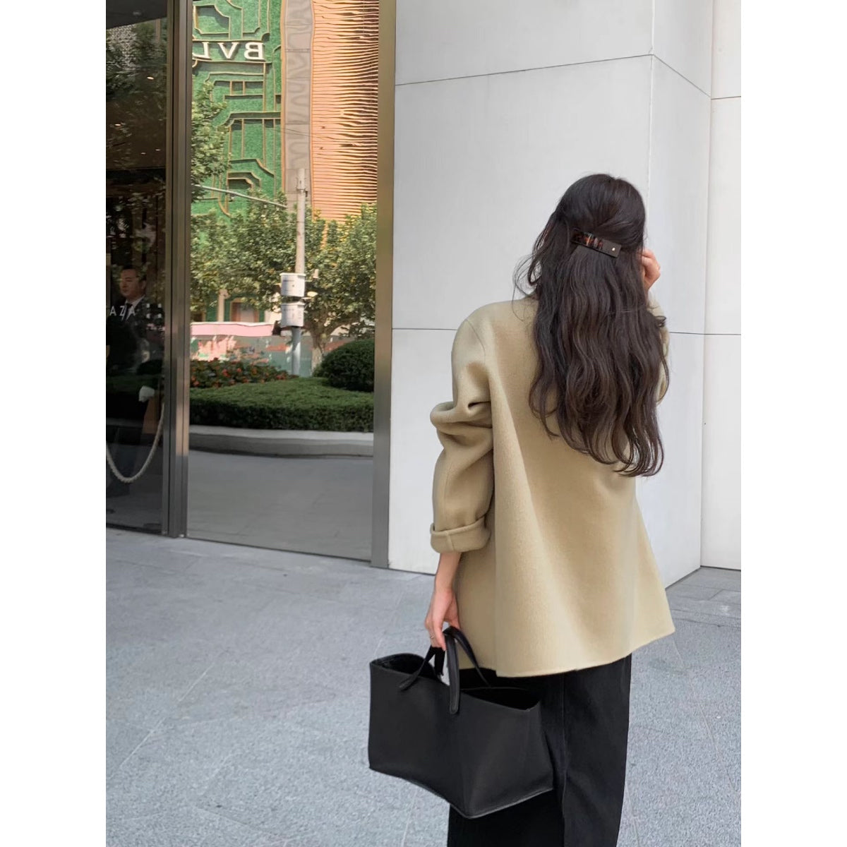 [OUNCE] Bruni Double Half Handmade Coat 高質羊毛料雙排扣外套