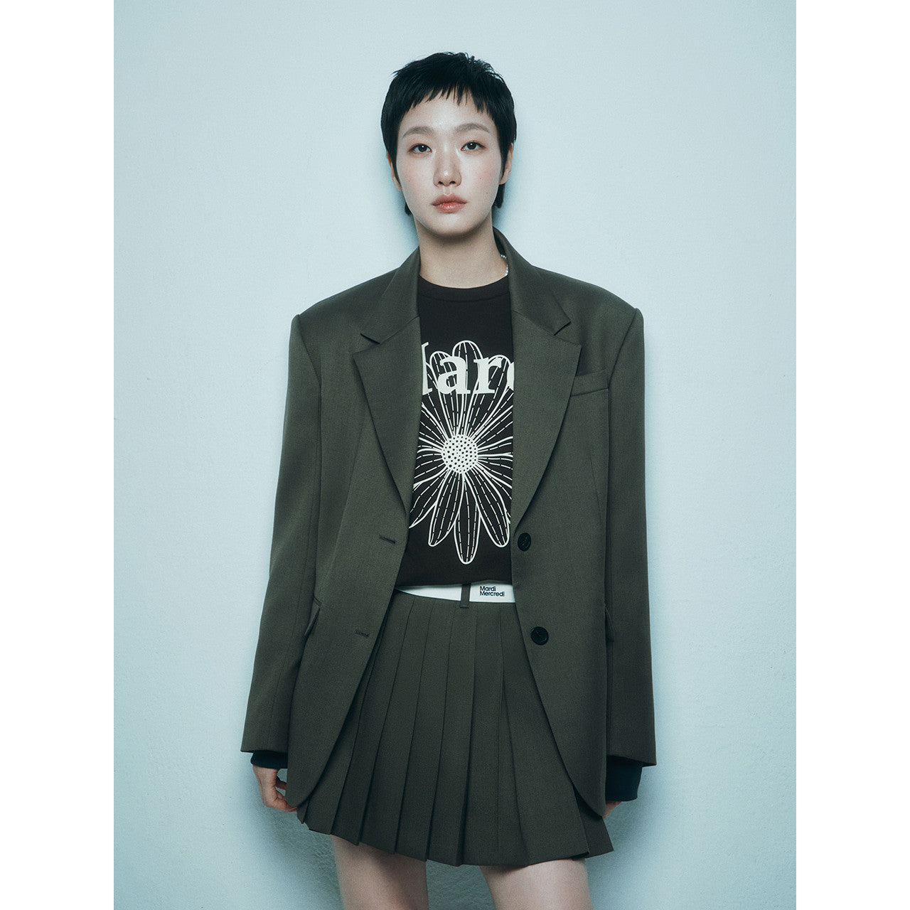 WOOL OVERSIZED SINGLE JACKET