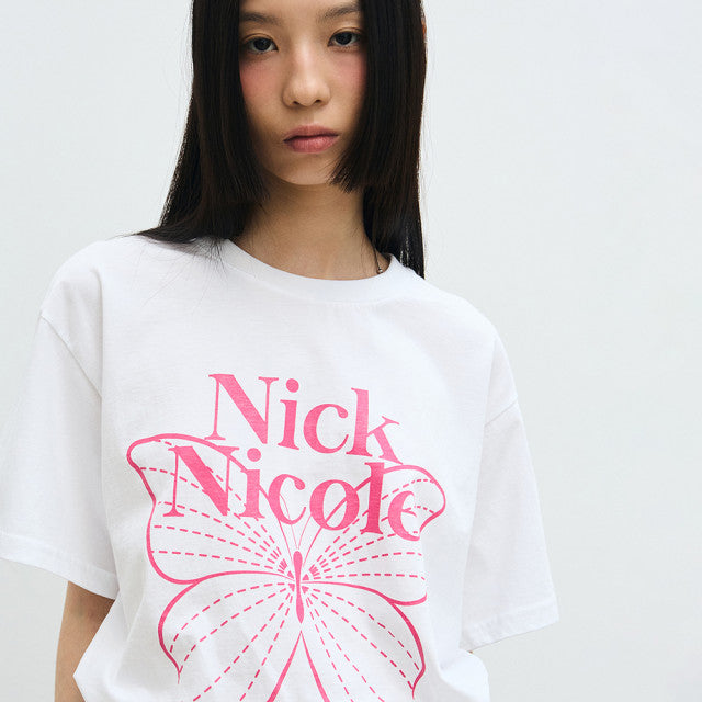 BIG BUTTERFLY SLEEVE TOP