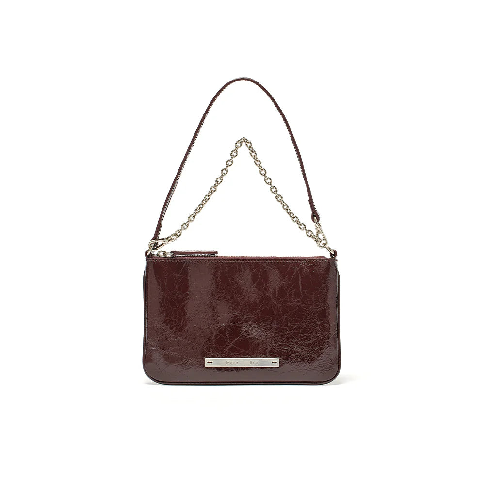GLOSSY LEATHER MICRO BAG
