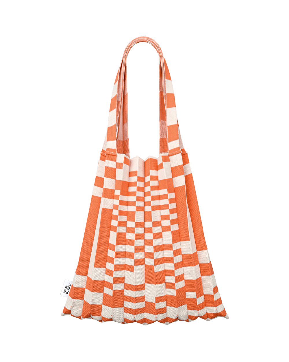 Shoulder Bag - Grid Orange