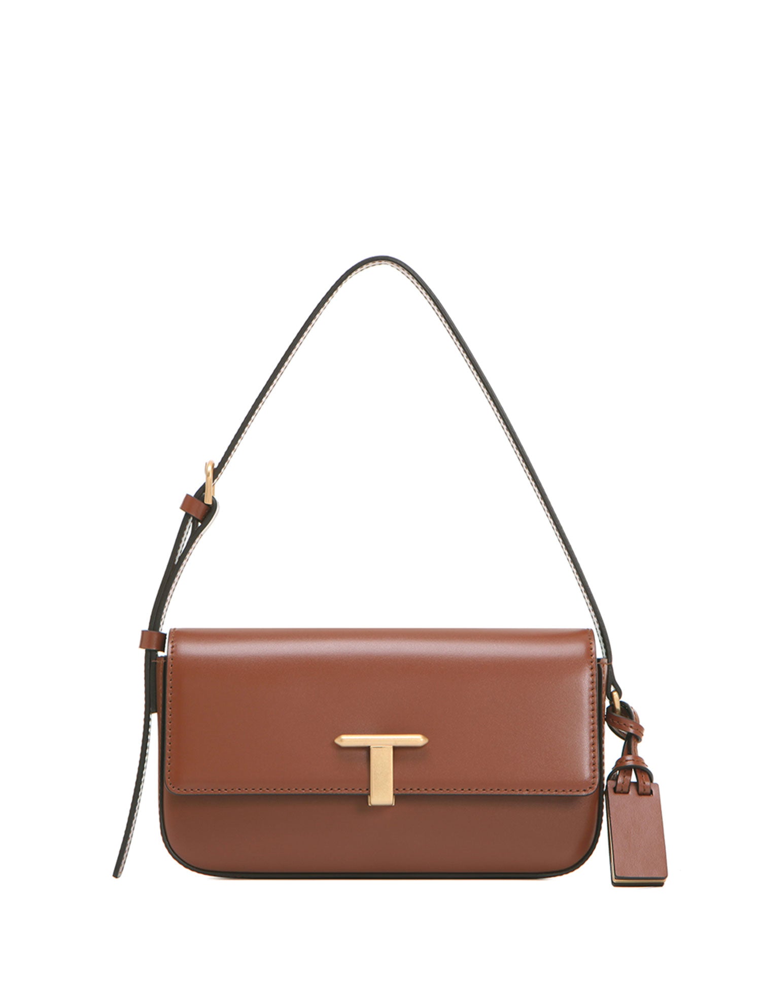 Tribeca Shoulder Mini Bag - Wood Brown