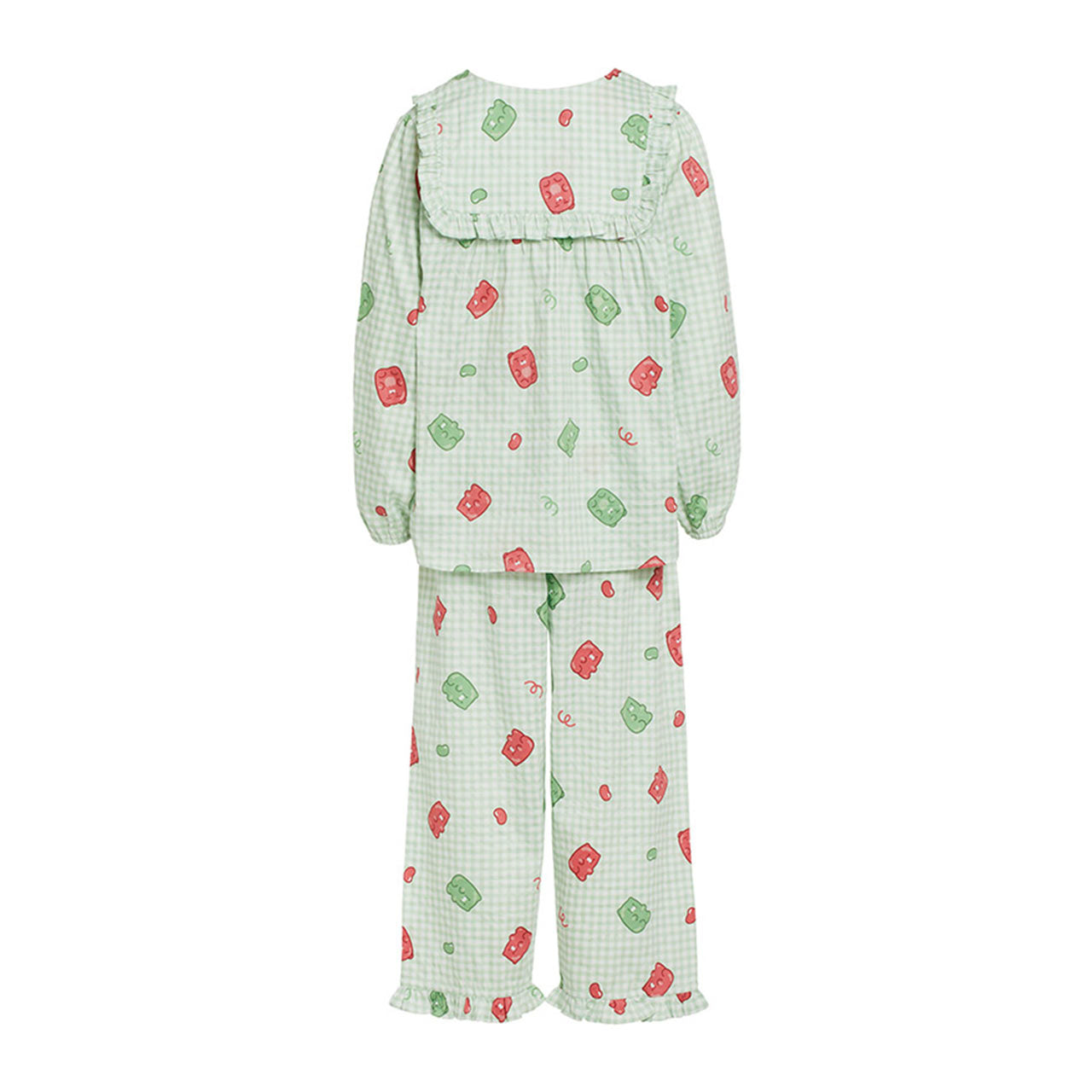 Frill Collar Pajama Set(women)-Ryan&Choonsik
