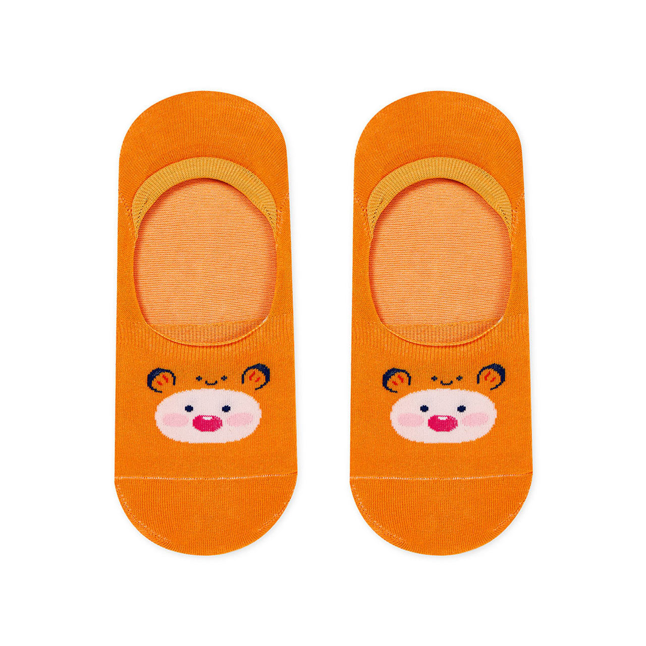 Ocean Vibe No-Show Socks-Apeach