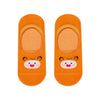 Ocean Vibe No-Show Socks-Apeach
