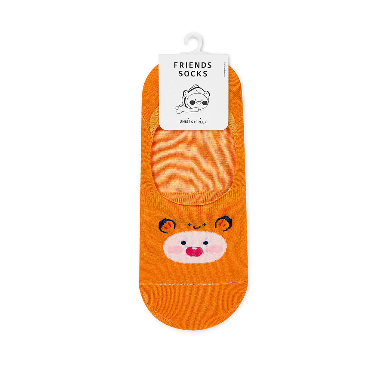 Ocean Vibe No-Show Socks-Apeach