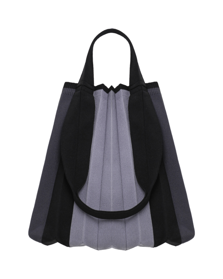 Two Way Shopper Bag - Black