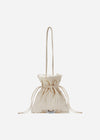 Crinkle Shoulder Bag Warm Ivory