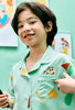 (蠟筆小新) Kids Short Sleeve pyjamas - Mint