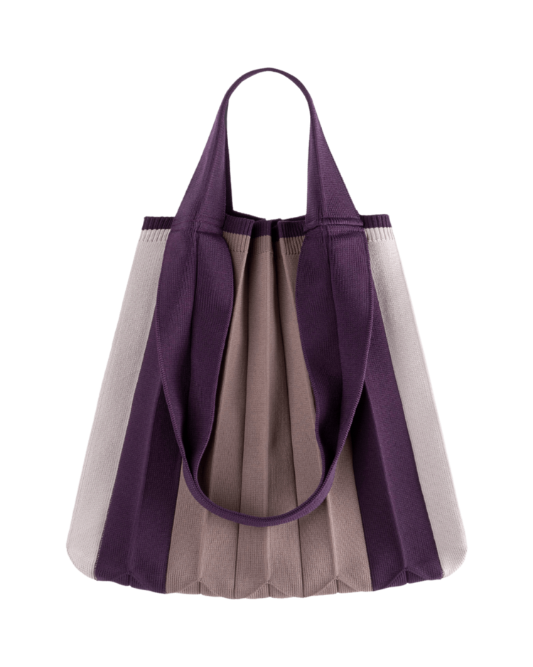 Two Way Shopper Bag - Purple