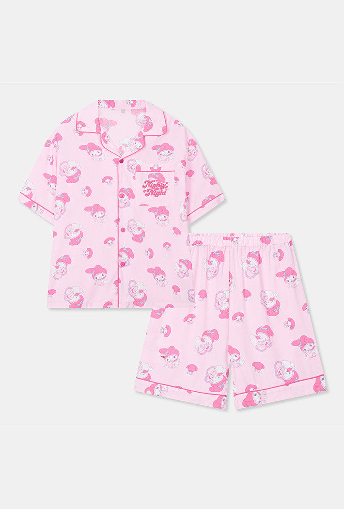 (Sanrio Characters)  Sanrio Characters Pyjamas - Light Pink