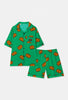 (Muzik Tiger) Rolling Rolling Dumb Pajamas - Green