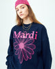 Sweatshirt Flowermardi - Navy Violet