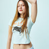 Cropped Tshirt Ddanji - Light Beige