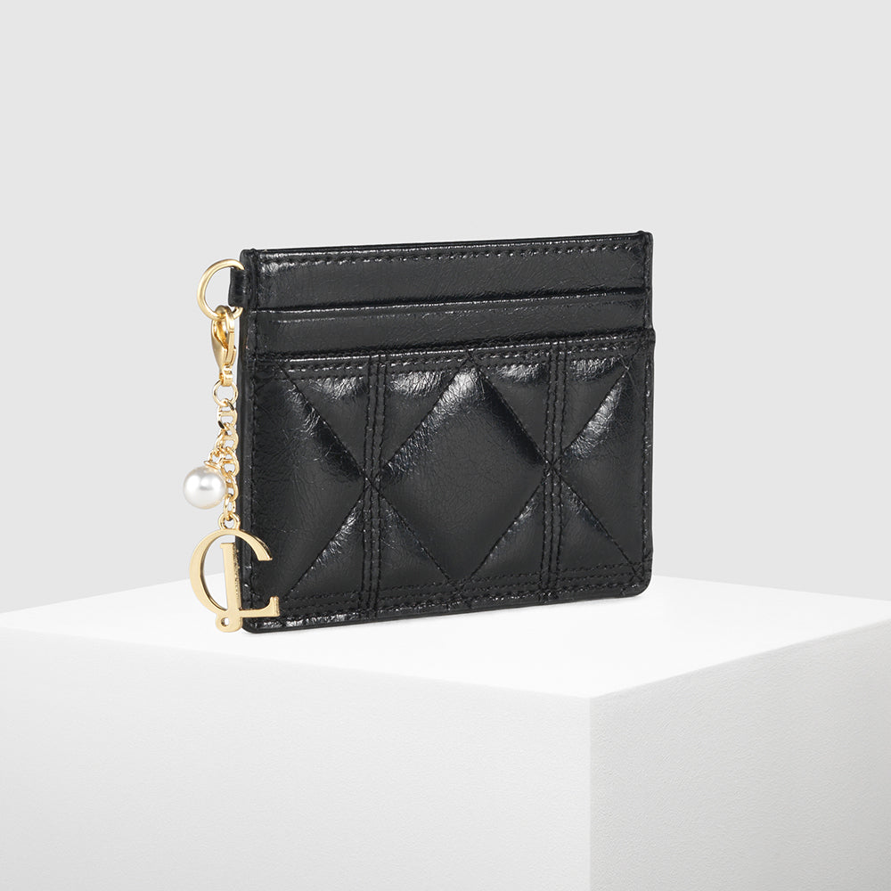 Carlyn Pave Quilting Card Wallet