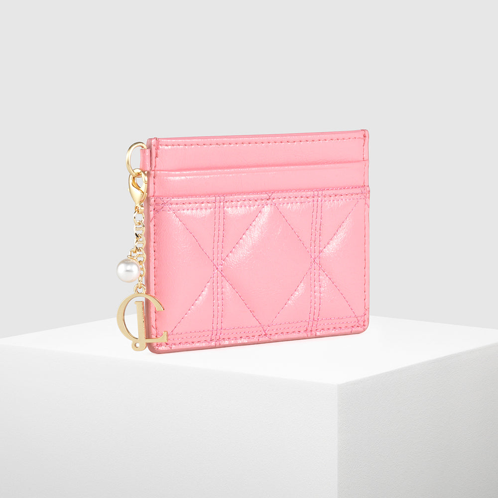 Carlyn Pave Quilting Card Wallet