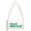 NEOPRENE SHOULDER BAG CYLINDER - IVORY GREEN