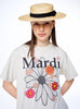 將圖片載入圖庫檢視器 Tshirt Flowermardi Blossom - Oatmeal Black