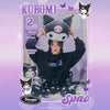 長袖短身款衛衣 - Kuromi