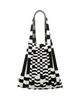 Shoulder Bag - Grid Black