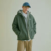 Reversible Hood Warm Up 羊羔毛雙面外套 - Khaki