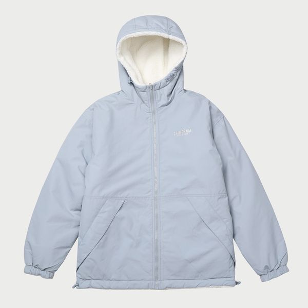 Reversible Hood Warm Up 羊羔毛雙面外套 - Light Blue