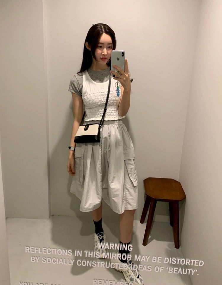 Town Mini Cross Bag - Herringbone Ivory