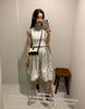 Town Mini Cross Bag - Herringbone Ivory