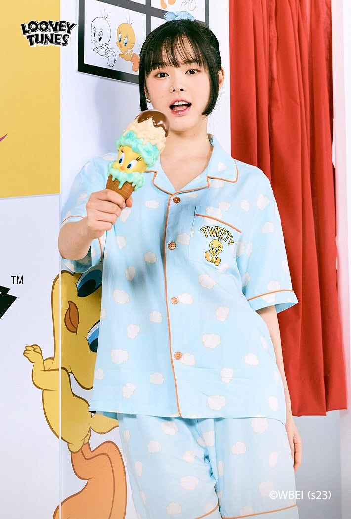 (Looney Tunes) You are so cute Pyjamas -Light Blue